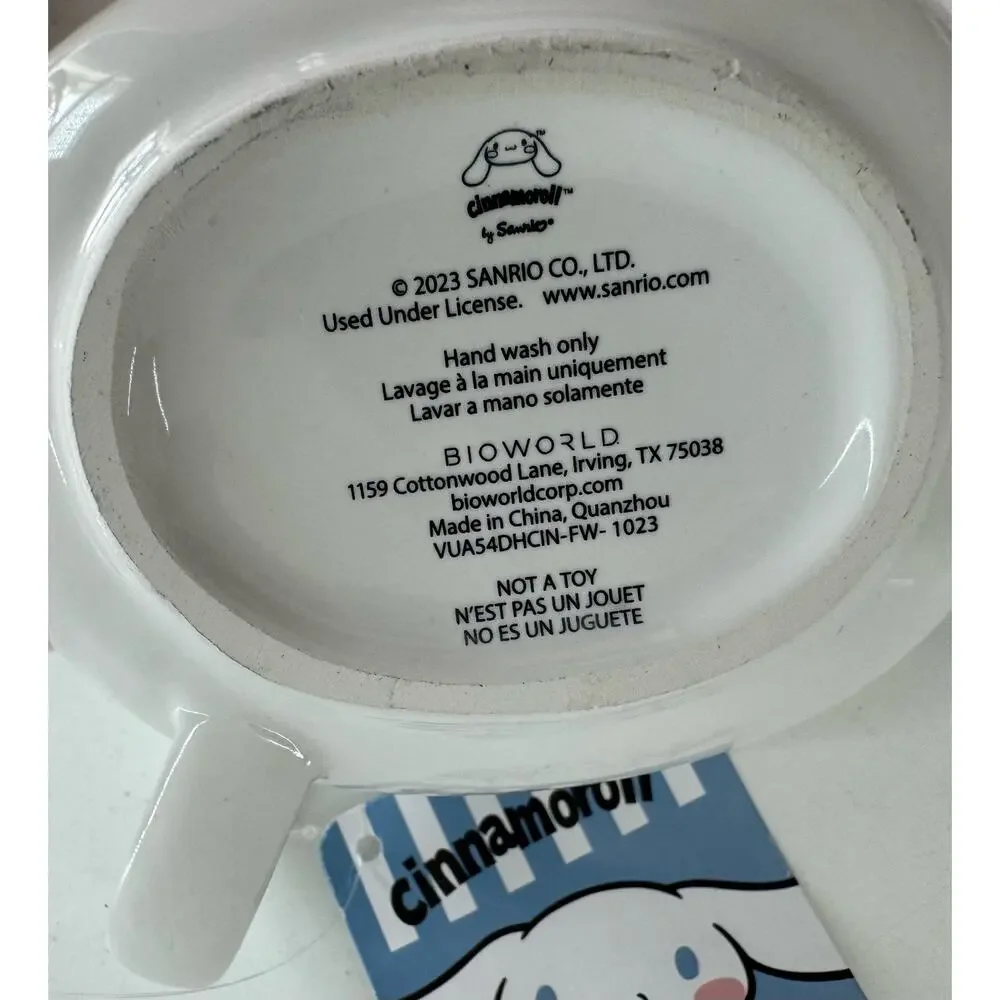 New Cinnamoroll Hello Kitty & Friends Sanrio Sculpted Ceramic Mug